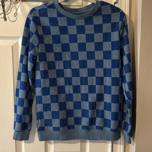 Blue Checkered Cat & Jack Sweater